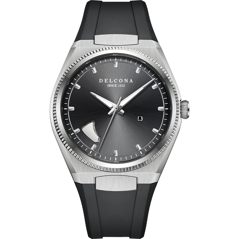Affordable Visible Chiming Automatic Mechanical Watch - Rubber Strap Version