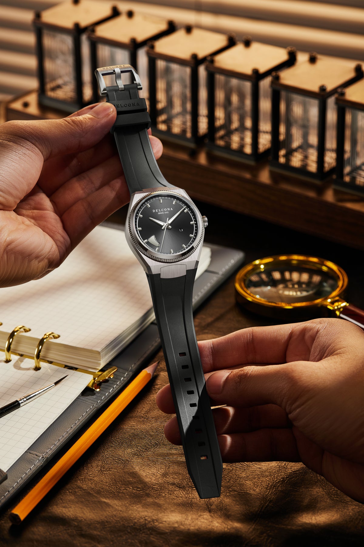 Affordable Visible Chiming Automatic Mechanical Watch - Rubber Strap Version